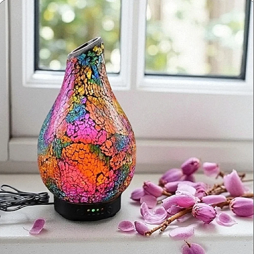 Colorful Mosaic Glass Aroma Diffuser
